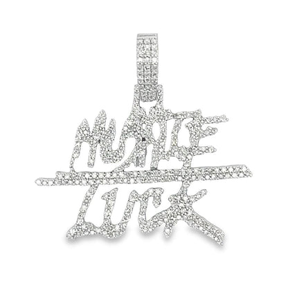 Hustle Luck Small Diamond Pendant 1.45cttw 10K Gold