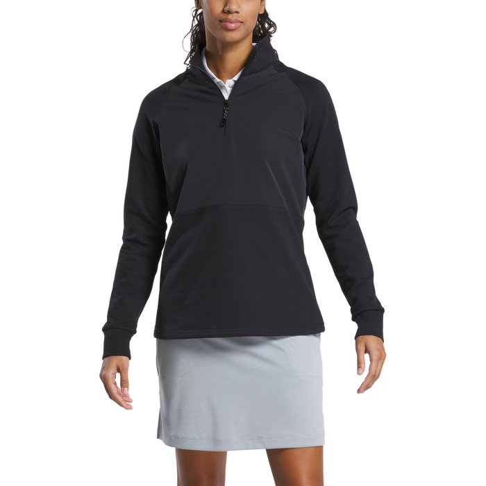Hybrid Quarter-Zip Women - Black