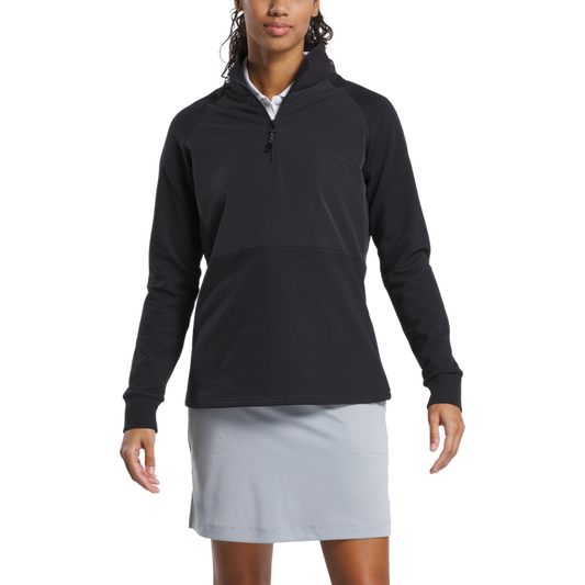 Hybrid Quarter-Zip Women - Black