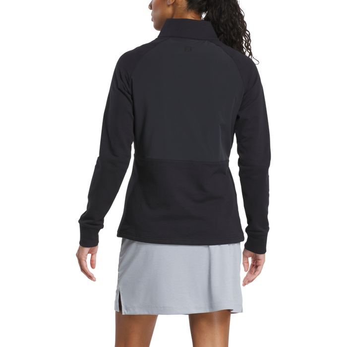 Hybrid Quarter-Zip Women - Black