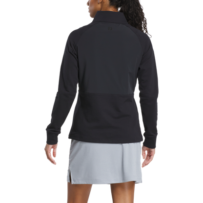 Hybrid Quarter-Zip Women - Black