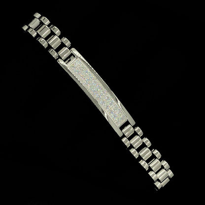 ID Iced Out Skinny Pres Hip Hop Bracelet