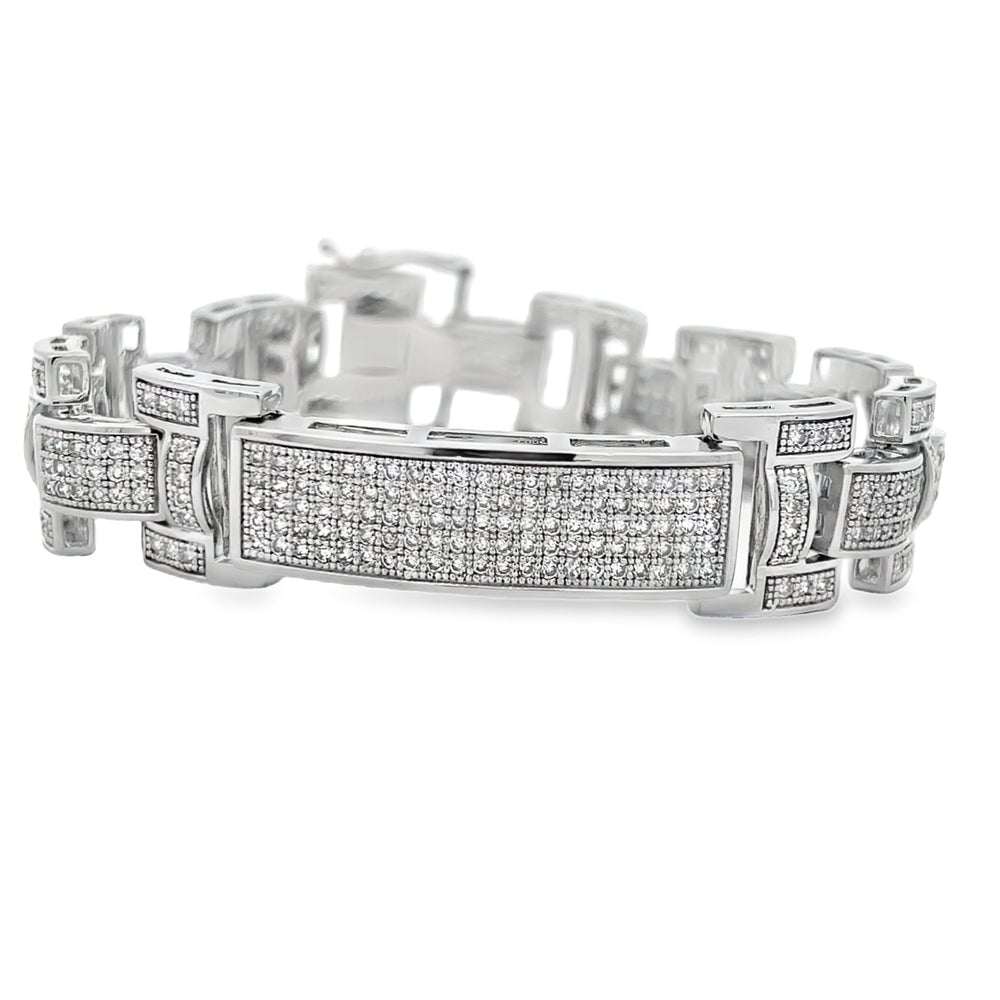 ID Link CZ Hip Hop Bracelet