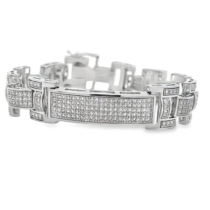 ID Link CZ Hip Hop Bracelet