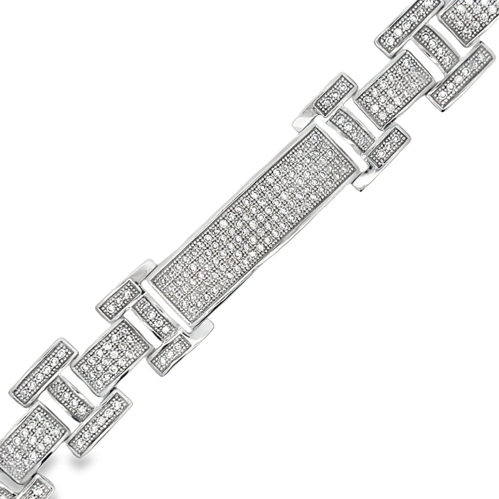 ID Link CZ Hip Hop Bracelet