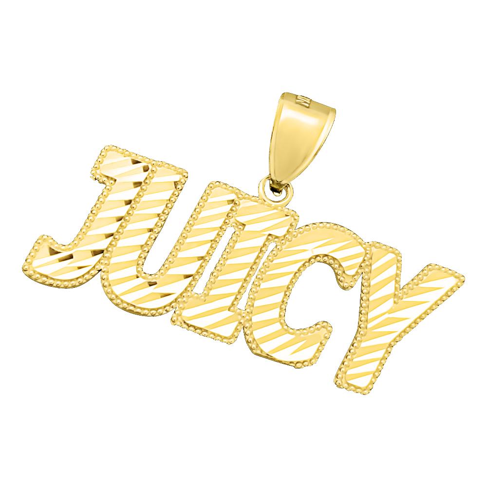 JUICY DC 10K Yellow Gold Pendant