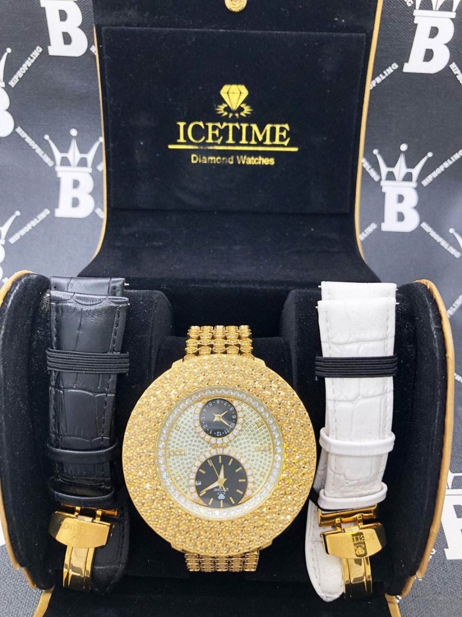 Jumbo King 2.00cttw Diamond Hip Hop IceTime Watch