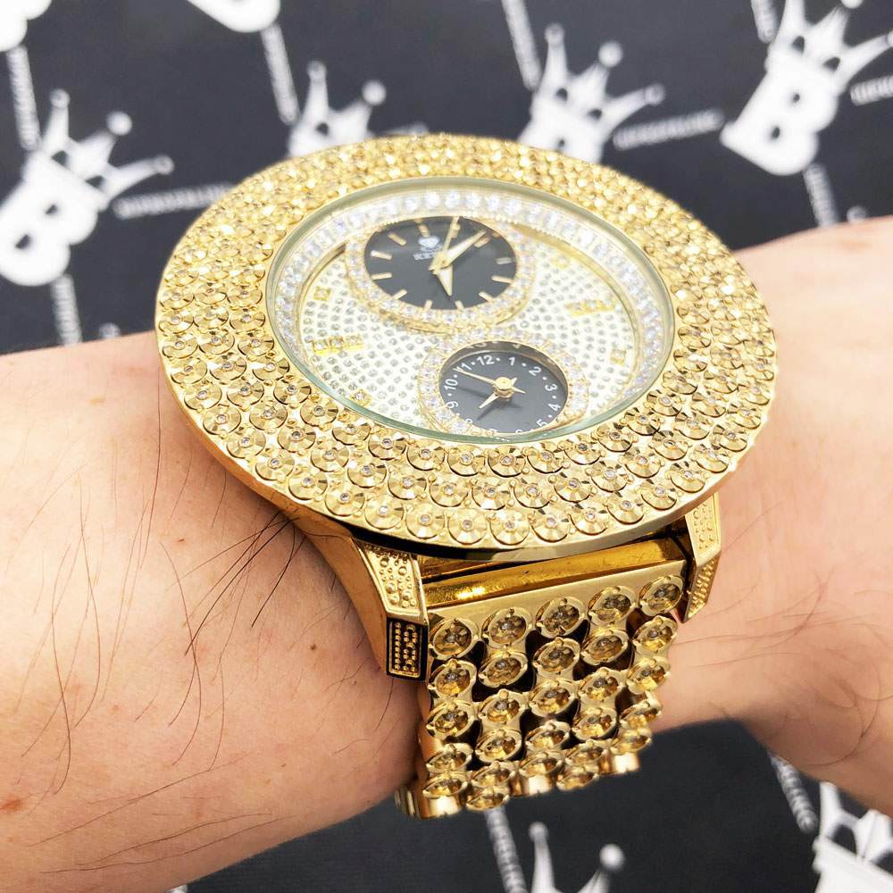 Jumbo King 2.00cttw Diamond Hip Hop IceTime Watch