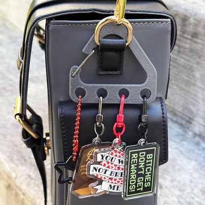 Keychain Collector Carabiner - Dark Grey