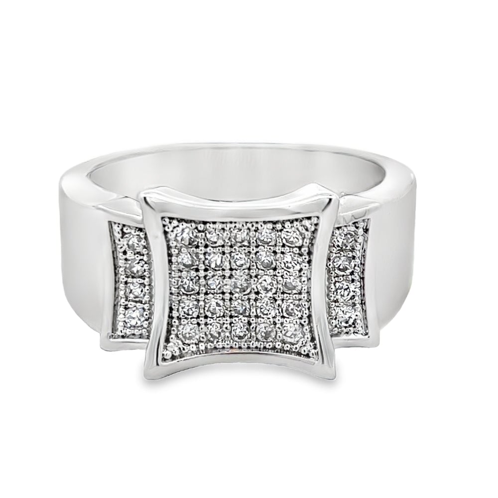 Kite CZ Ring .925 Sterling Silver