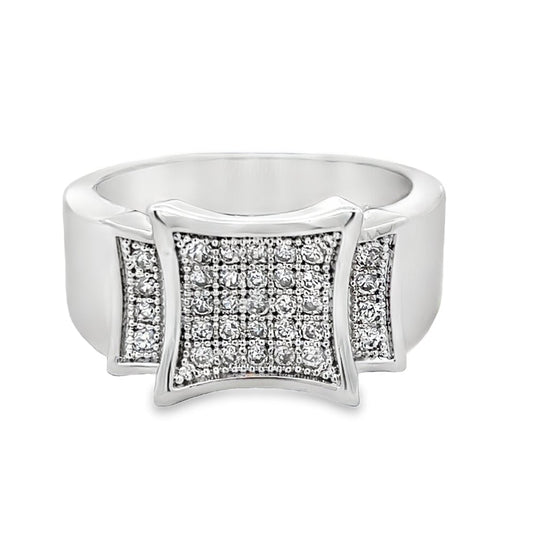 Kite CZ Ring .925 Sterling Silver