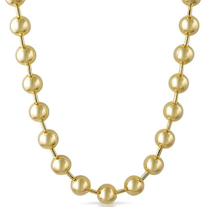 Large 12MM Bead Chain Necklace