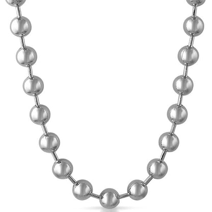 Large 12MM Bead Chain Necklace