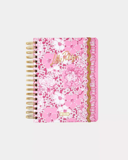 Large 17 Month Agenda (Conch Shell Pink/Burst of Joy)