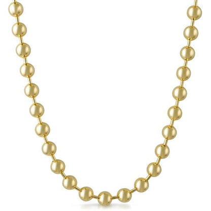 Large 8MM Bead Chain Necklace