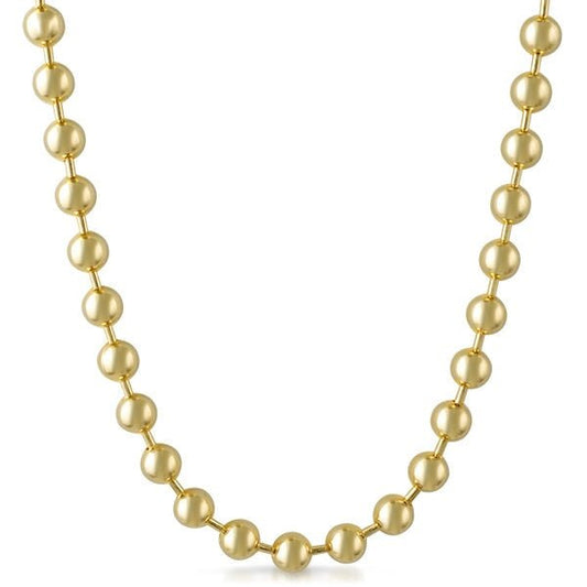 Large 8MM Bead Chain Necklace
