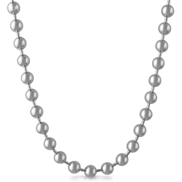 Large 8MM Bead Chain Necklace
