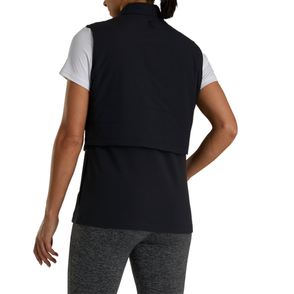Layered Insulated Vest Women - Black