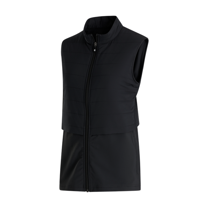 Layered Insulated Vest Women - Black