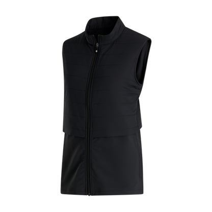 Layered Insulated Vest Women - Black