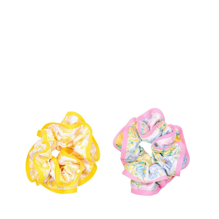 Layered Ruffle Scrunchie Set (Royal Zoo/Lilly Garden Home)