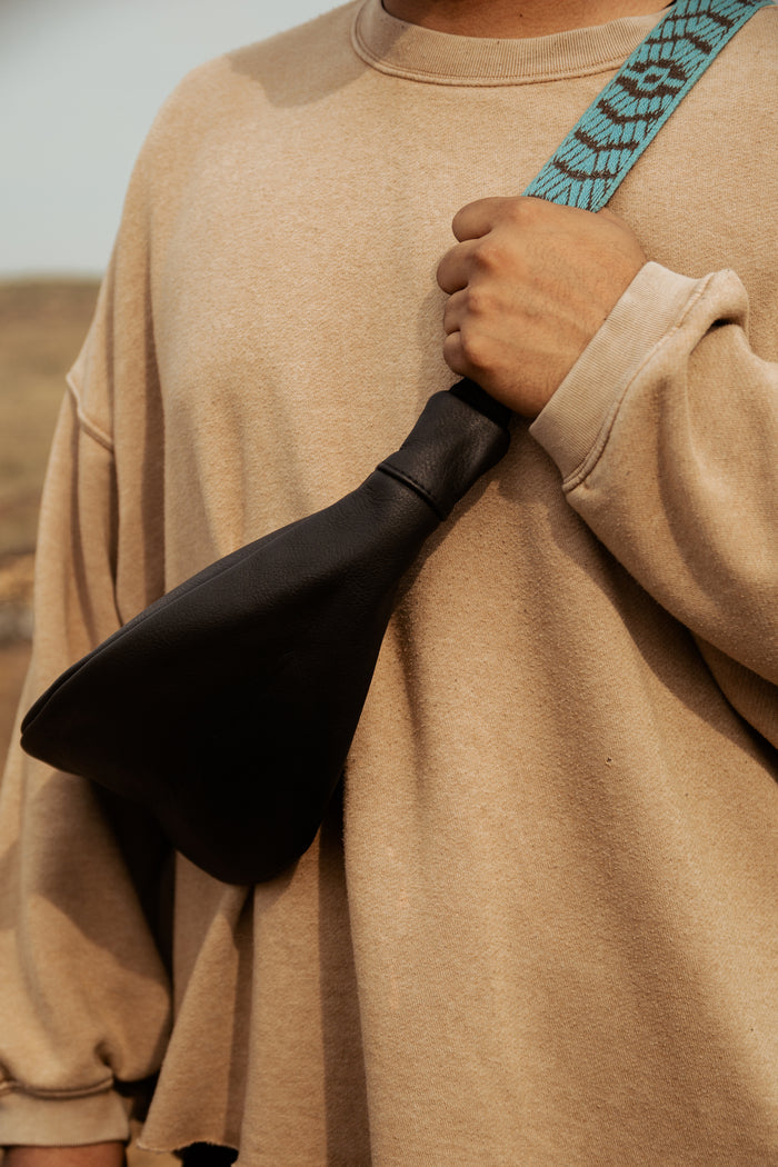 Leather Crescent Bag - Last Chance