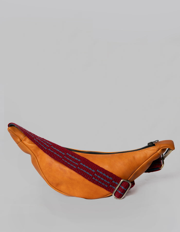 Leather Crescent Bag