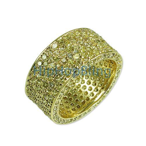 Lemonade 360 Eternity CZ Iced Out Ring