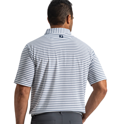 Level Stripe Lisle - White / Windward Blue / Navy