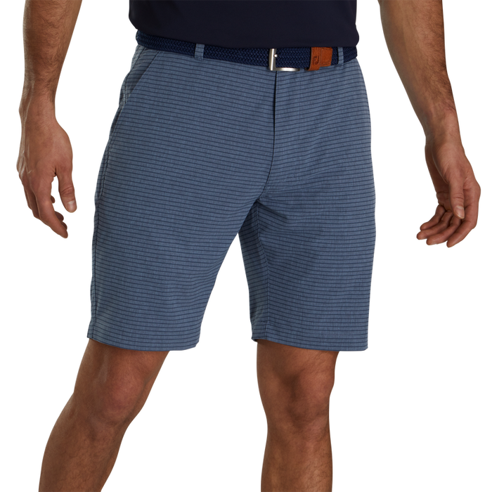 Heather Navy Stripe