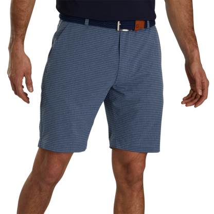 Heather Navy Stripe