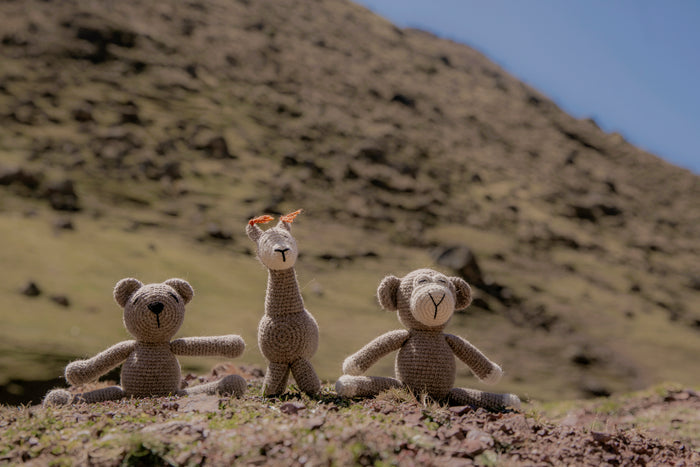 Llama Knit Play Toy