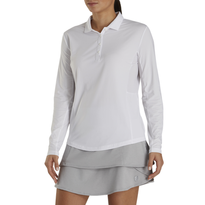 Long Sleeve Sun Protection Shirt Women - White