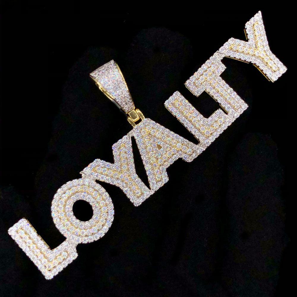 LOYALTY VVS CZ Hip Hop Bling Bling Pendant