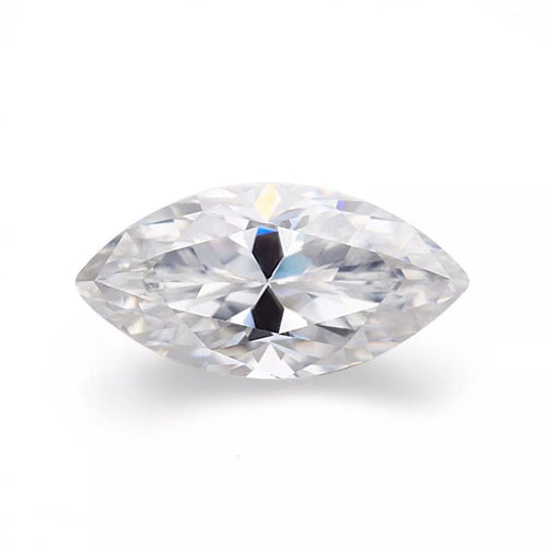 Marquise Cut Certified Moissanite Loose Stone VVS D