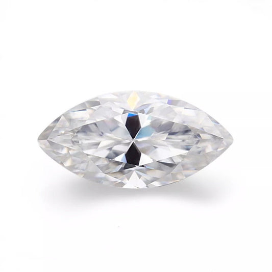 Marquise Cut Certified Moissanite Loose Stone VVS D