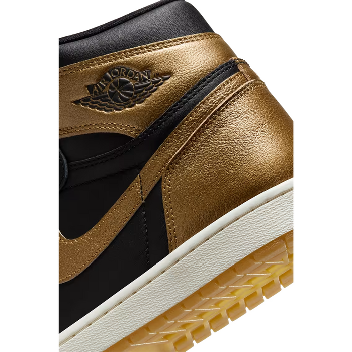 Nike Men's Air Jordan 1 High OG “Black and Gold” Shoes DZ5485-071