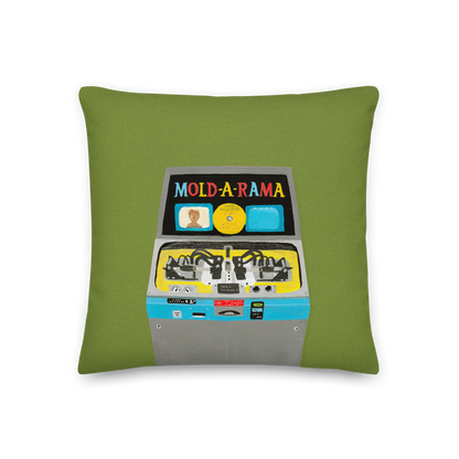 "My Favorite Vending Machine" Pillow in Olive