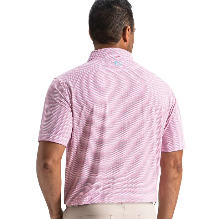 Order Geometric Lisle - White / Orchid Smoke / Blue Breeze