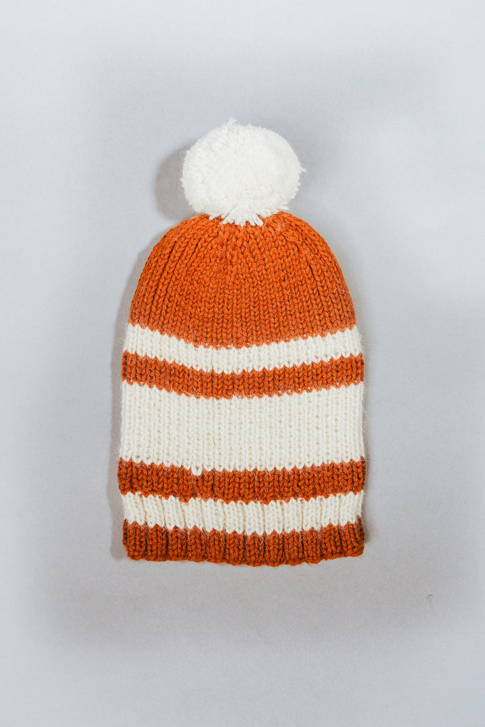Pampa Striped Pom Beanie - Last Chance