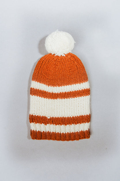 Pampa Striped Pom Beanie - Last Chance