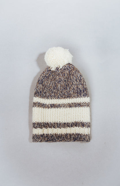 Pampa Striped Pom Beanie - Last Chance
