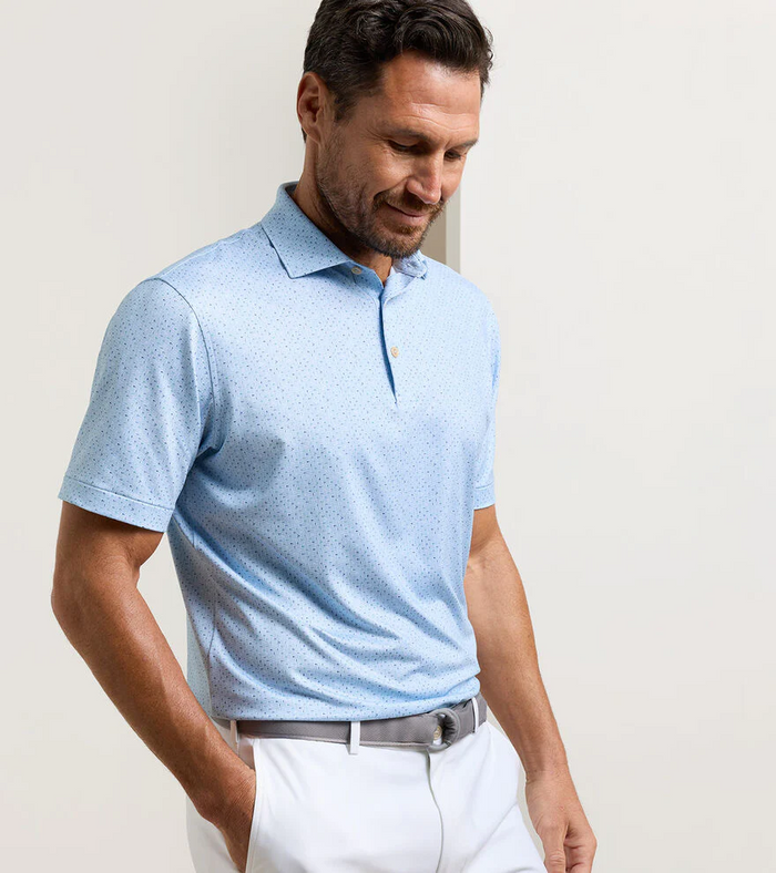 Pennants Performance Polo (Stream Blue)