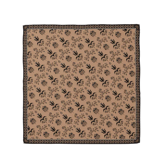 Pepper Block Print Scarf