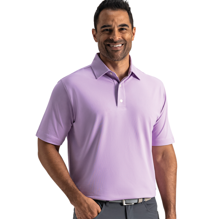 Performance Stretch Pique Solid Self Collar - Lavender