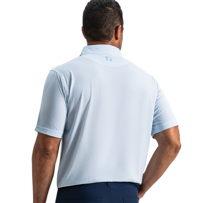 Pixel Geo Lisle - White / Blue Breeze
