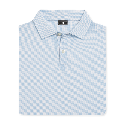 Pixel Geo Lisle - White / Blue Breeze