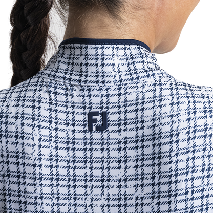 Printed Tank Women - Navy Plaid