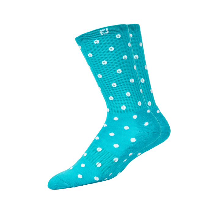 ProDry Fashion Crew - Emerald / White Dots