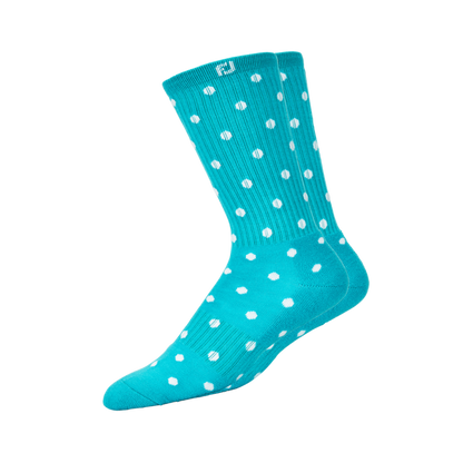 ProDry Fashion Crew - Emerald / White Dots
